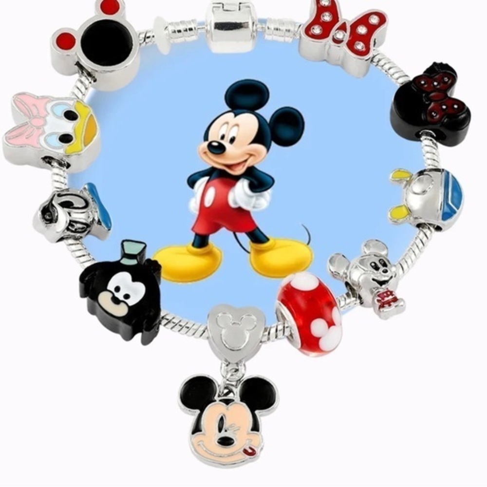 Mickey Mouse and friends charm bracelet